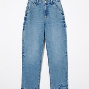 Cotton On Light Blue Straight Leg Jeans